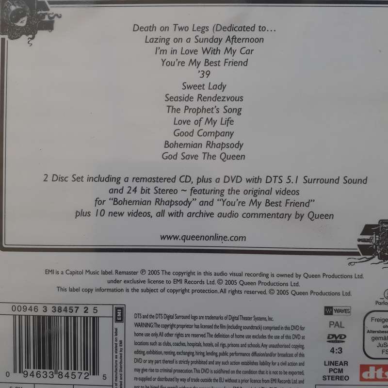 Queen - A Night At The Opera [CD+DVD] (30th Anniversary Collector's Edition) (2005)