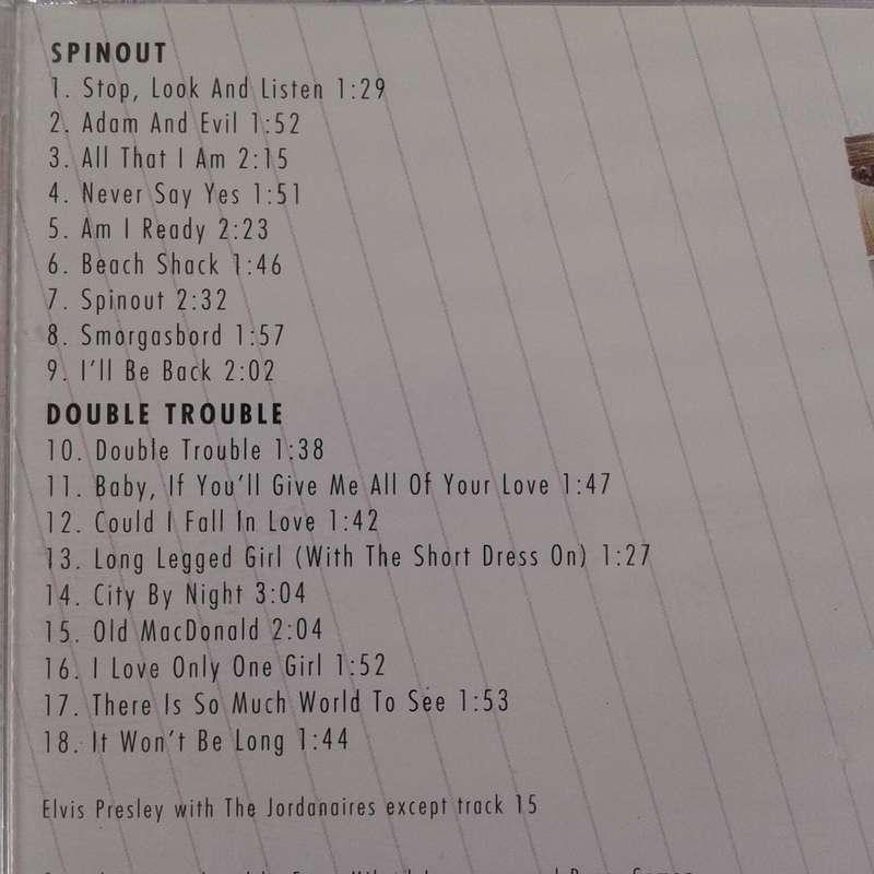 Elvis Presley - Spinout And Double Trouble [Import CD] (re1994)   [D]