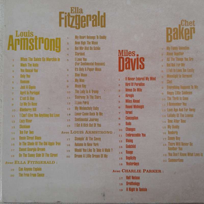 Armstrong / Fitzgerald / Davis / Baker - Armstrong / Fitzgerald / Davis / Baker [4CD set] (2008)
