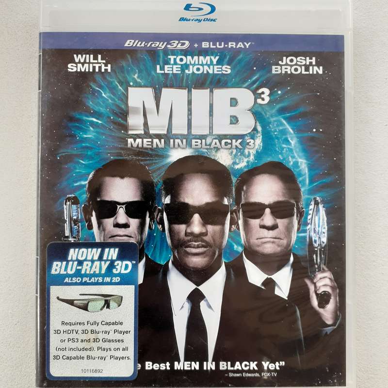 MIB 3: Men In Black 3 - Smith / Jones / Brolin [2 Disc Version: Blu-ray 3D Movie + Blu-ray]
