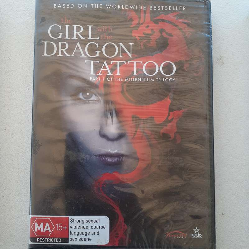 The Girl With The Dragon Tattoo [DVD Movie - Australian release]   *NEW, sealed