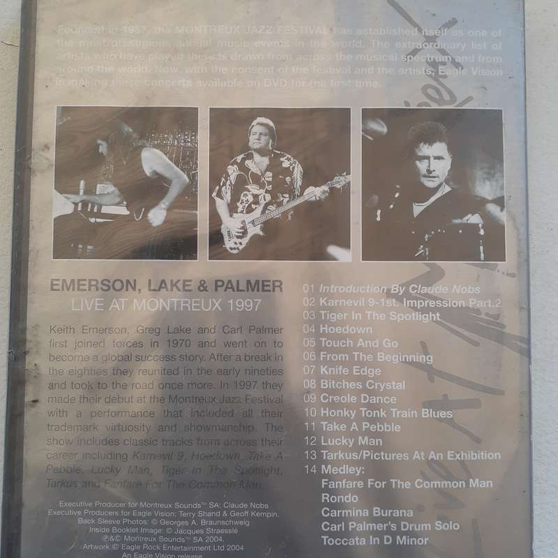 Emerson, Lake & Palmer - Live At Montreux 1997 [DVD] (2011)  *NEW, sealed