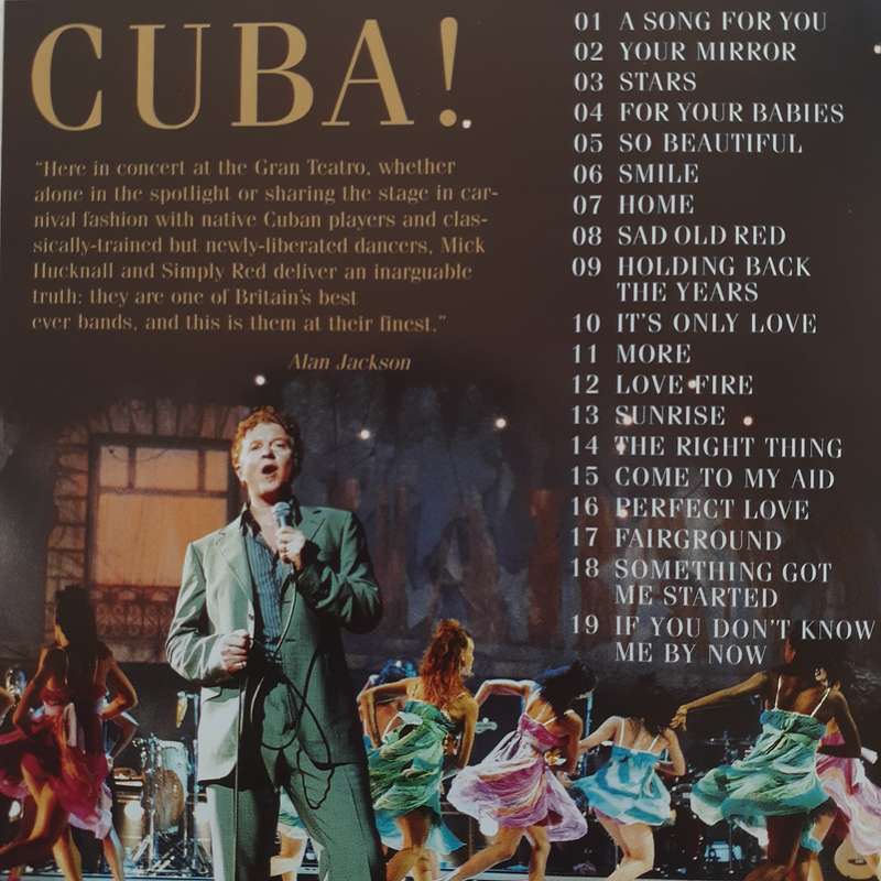 Simply Red - Cuba! (Recorded Live At El Gran Teatro, Havana) [DVD] (2005)