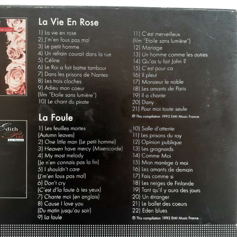 Edith Piaf - La Vie En Rose / La Foule (2CD Originals) (2005)   *Chanson