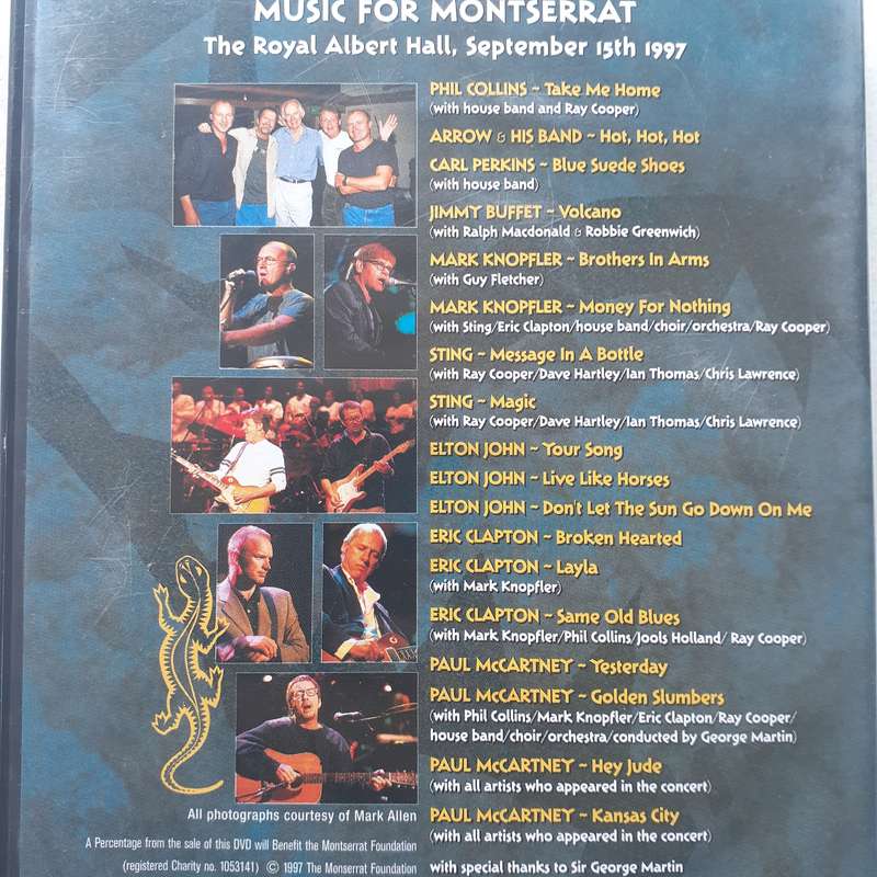 Music For Montserrat - Various Artists [DVD] (1997)