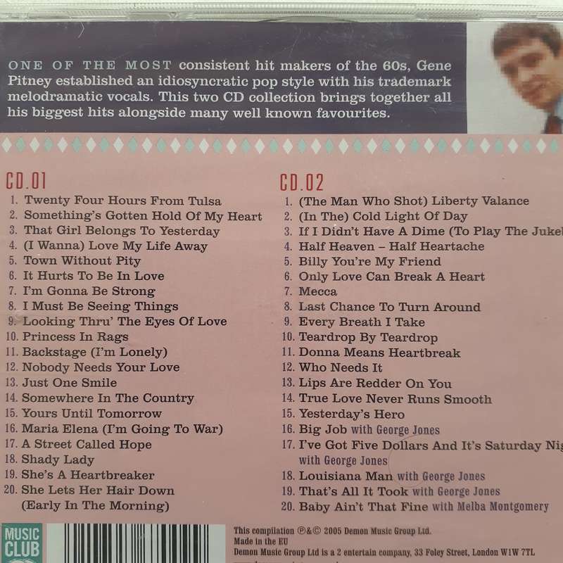Gene Pitney - Something's Gotten Hold Of My Heart (The Collection) (2CD) (2005)