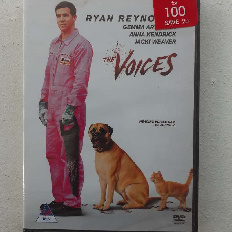The Voices - Reynolds  [DVD Movie]     *NEW, sealed