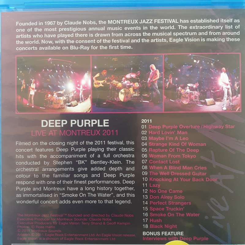 Deep Purple With Orchestra - Live At Montreux 2011 [Blu-ray] (2011)