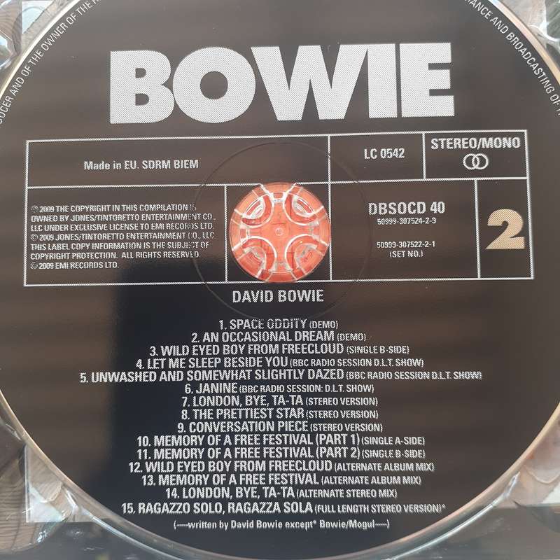 David Bowie - David Bowie (Ltd 2CD 40th Anniversary Ed) (2015)