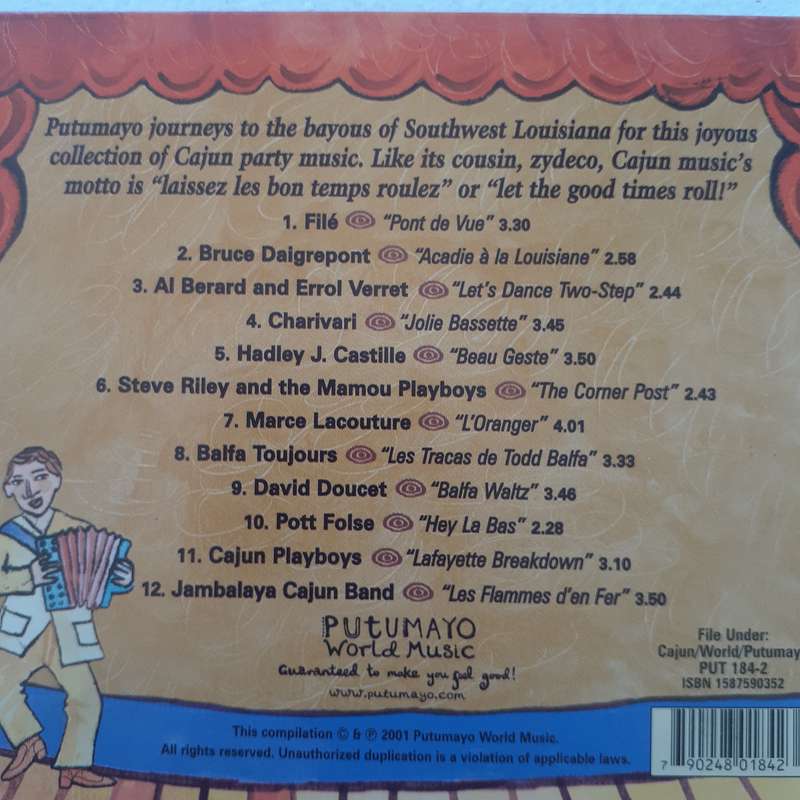 Putumayo Presents: Cajun (Various Artists) (2001)