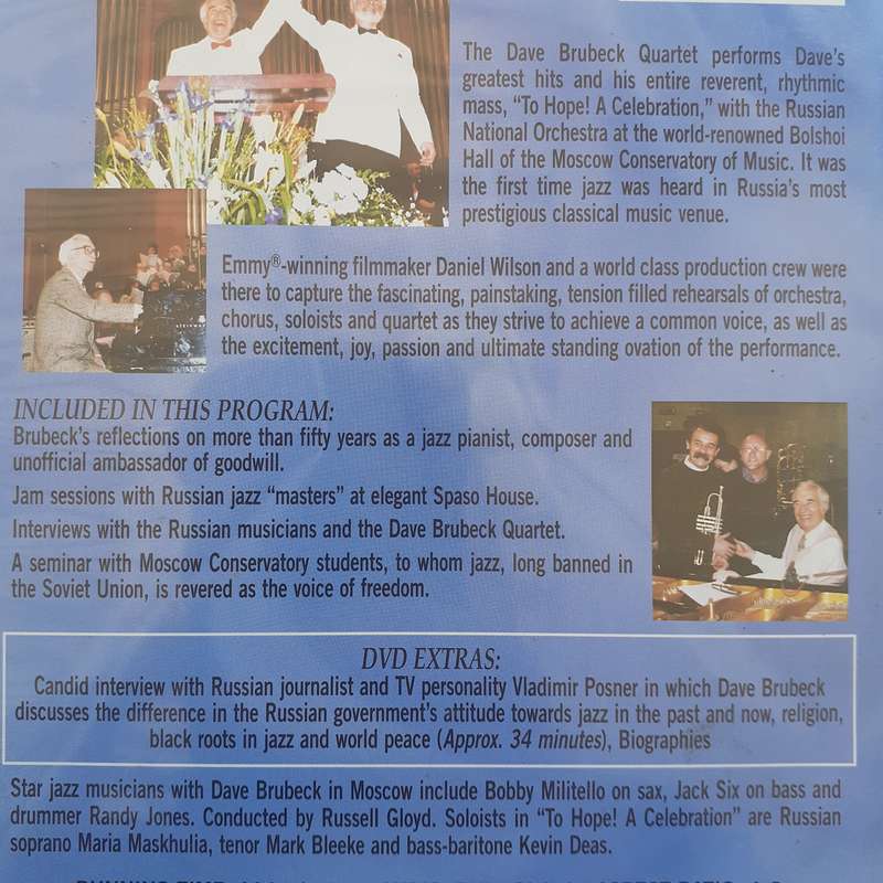 Dave Brubeck - Brubeck Returns To Moscow [DVD] (2005)