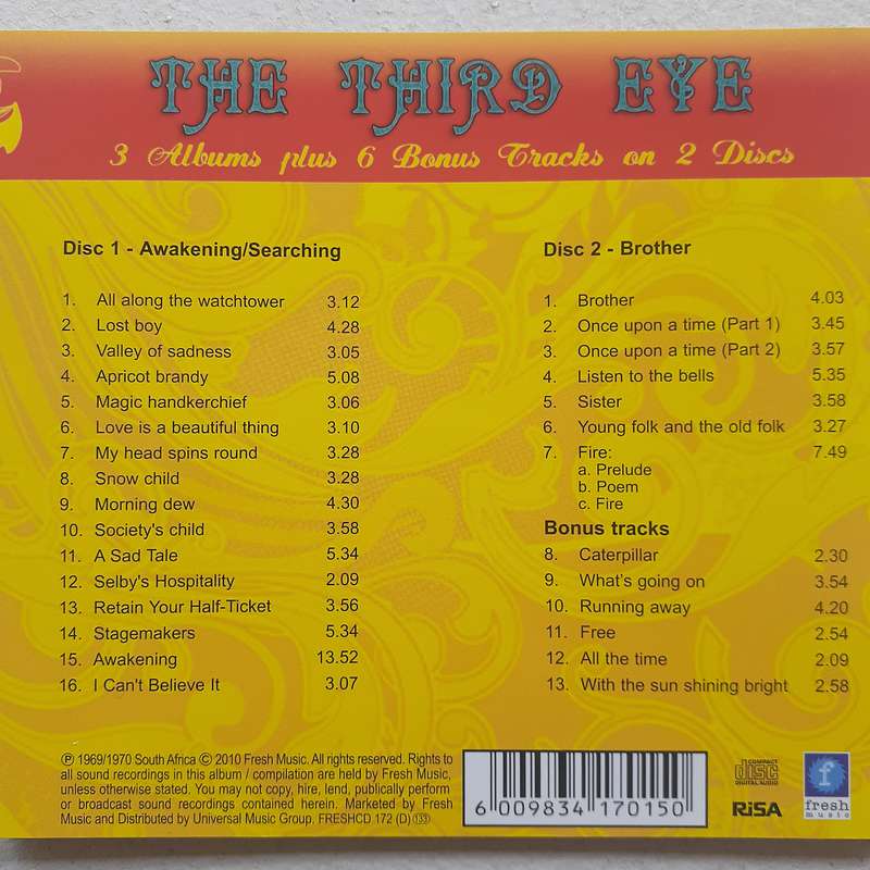 The Third Eye - The Third Eye (2CD) (2010 reissue)   [D]