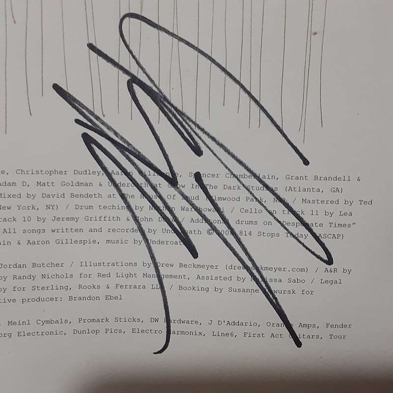 Underoath - Lost In The Sound Of Separation (2008)   *AUTOGRAPHED