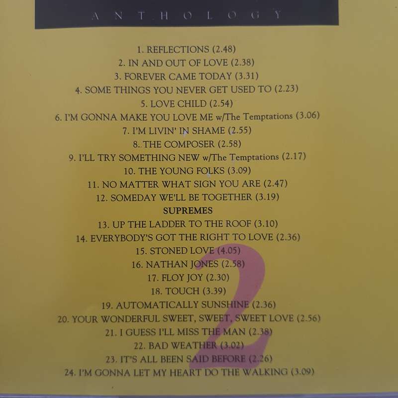Diana Ross And The Supremes - The Greatest Hits Anthology (2CD)    [R]