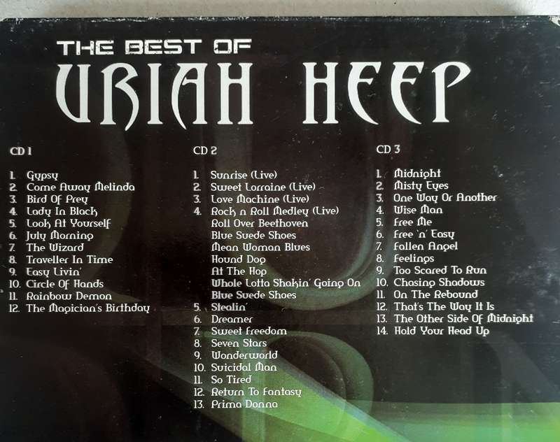Uriah Heep - The Best Of Uriah Heep (3CD) (2010)
