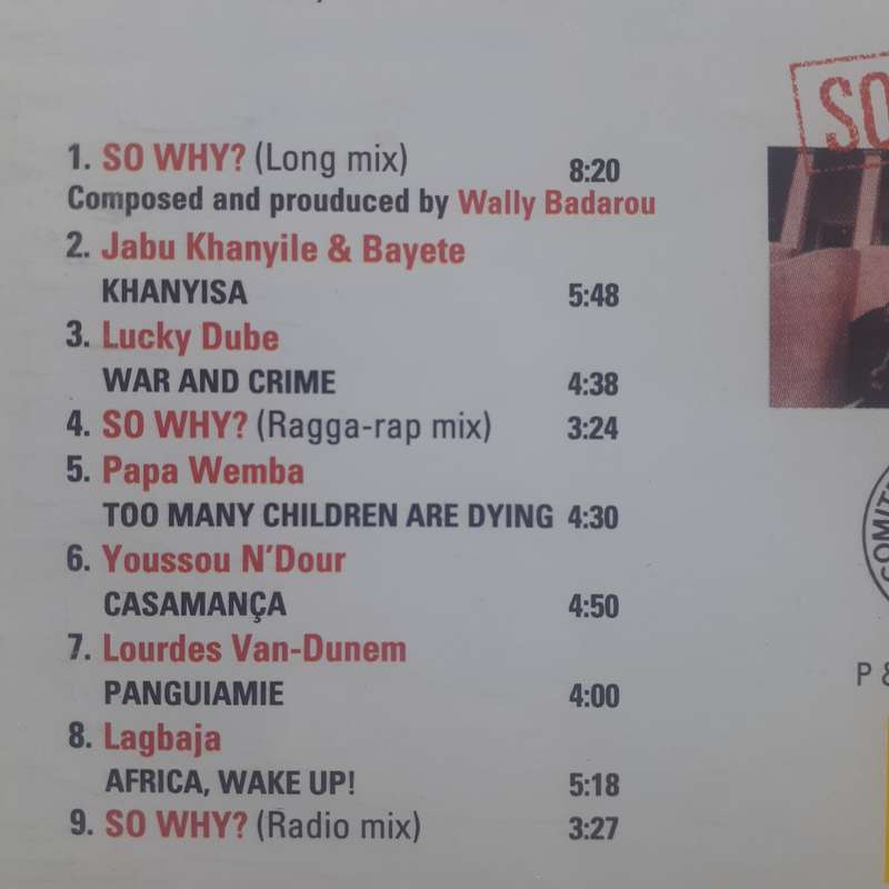 So Why? - Various Artists (1997)   *Africa