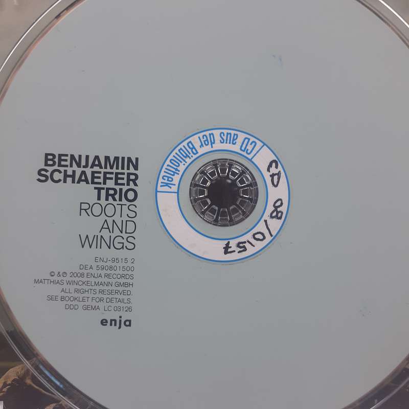 Benjamin Schaefer Trio - Roots And Wings [Import CD] (2008)   *Contemporary Jazz