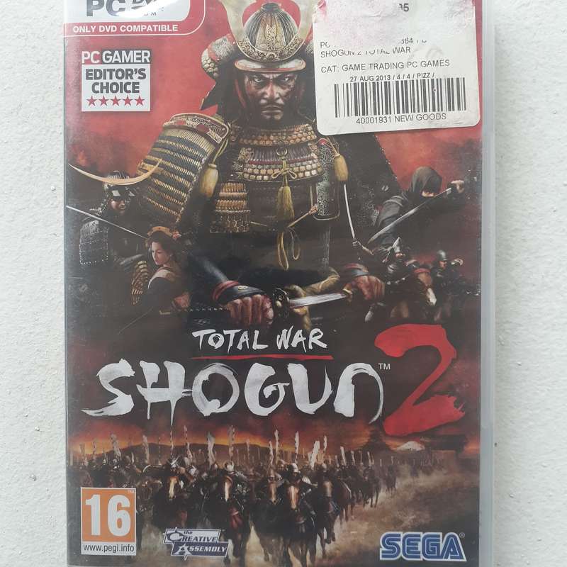 PC Game - Total War: Shogun 2 (Sega)    *NEW, sealed