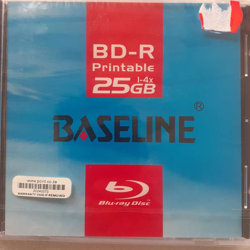 Baseline Blu-ray Disc BD-R Printable 25GB