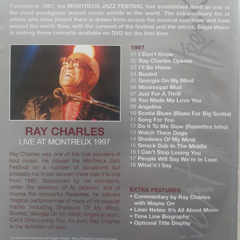 Ray Charles - Live At Montreux 1997 (2004) [DVD]