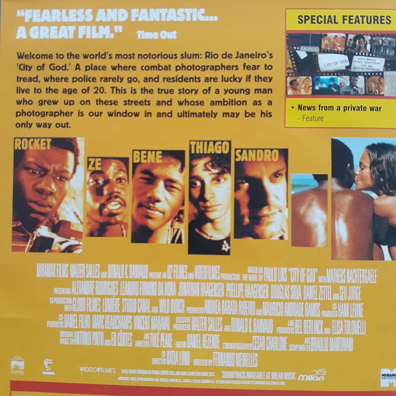 City Of God (Cidade De Deus) [DVD Movie]