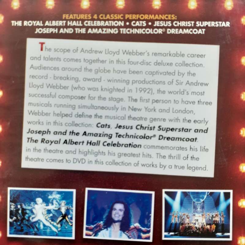 Andrew Lloyd Webber - Collection [4 DVD Set] (2010)