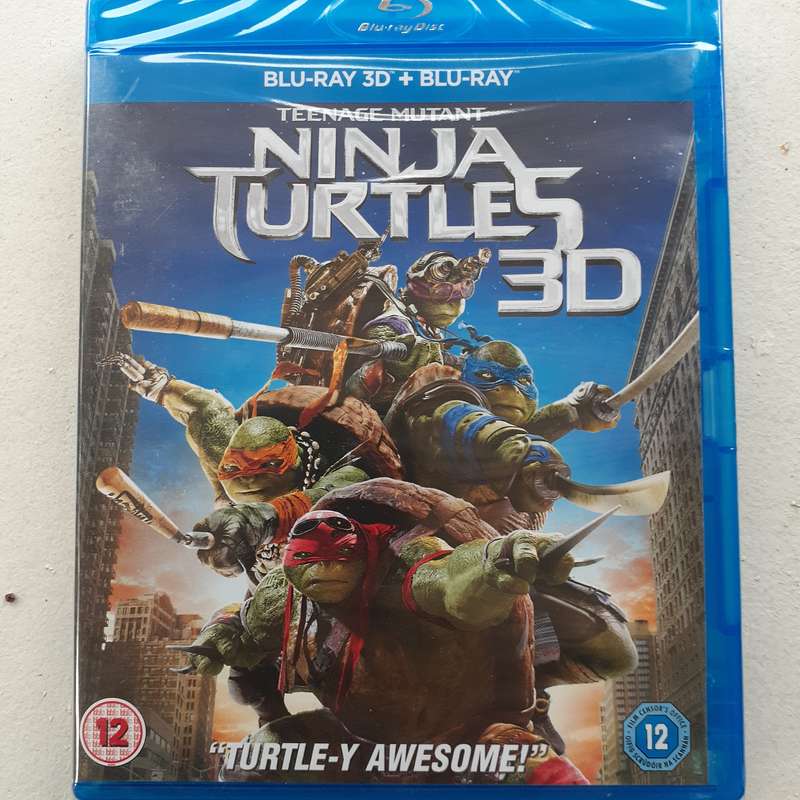 Teenage Mutant Ninja Turtles 3D [3D Blu-ray Movie + Blu-ray Movie]  *NEW, sealed