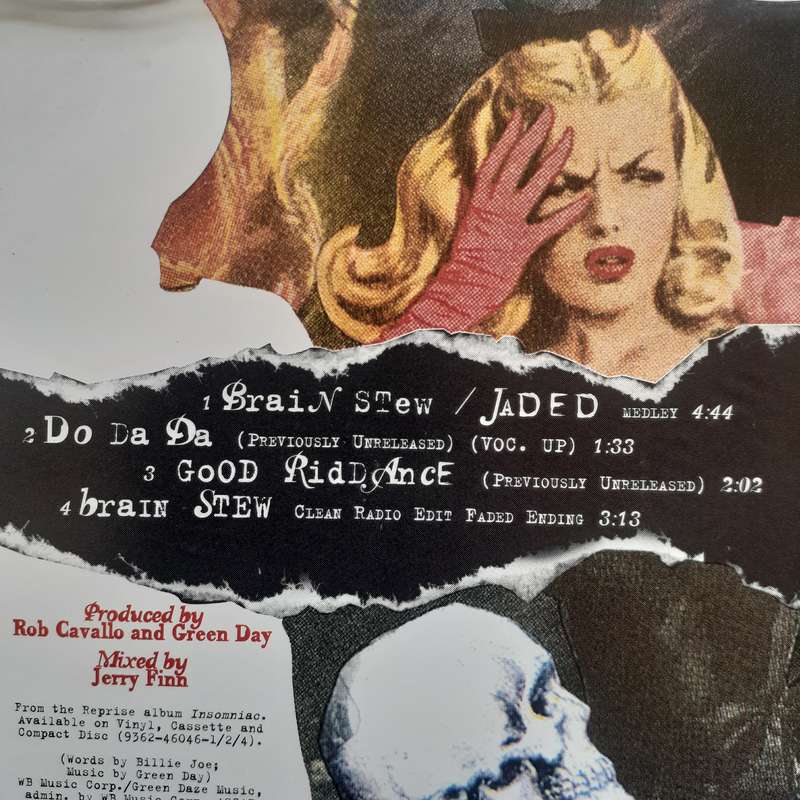 Green Day - Brain Stew / Jaded [Import CD single] (1996)