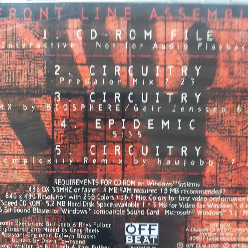 Front Line Assembly - Circuitry [Import CD single] (1995)