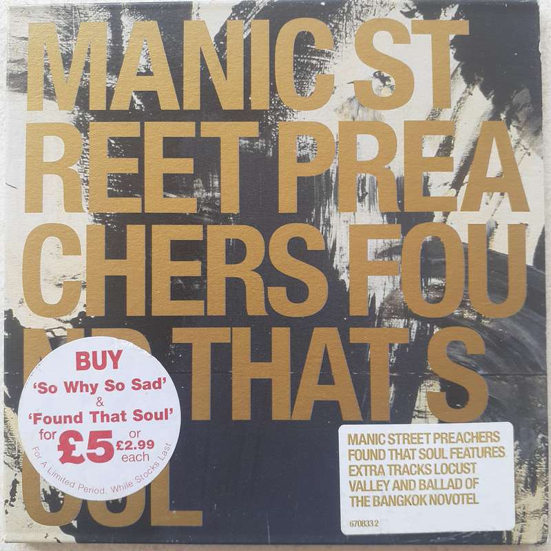 Manic Street Preachers - Found That Soul (CD single - cardsleeve) (2001)