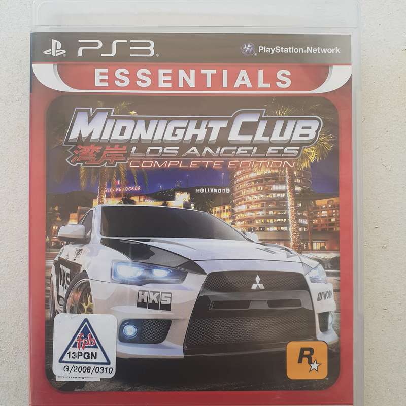 Midnight Club Los Angels (Complete Edition) (PS3 Game)