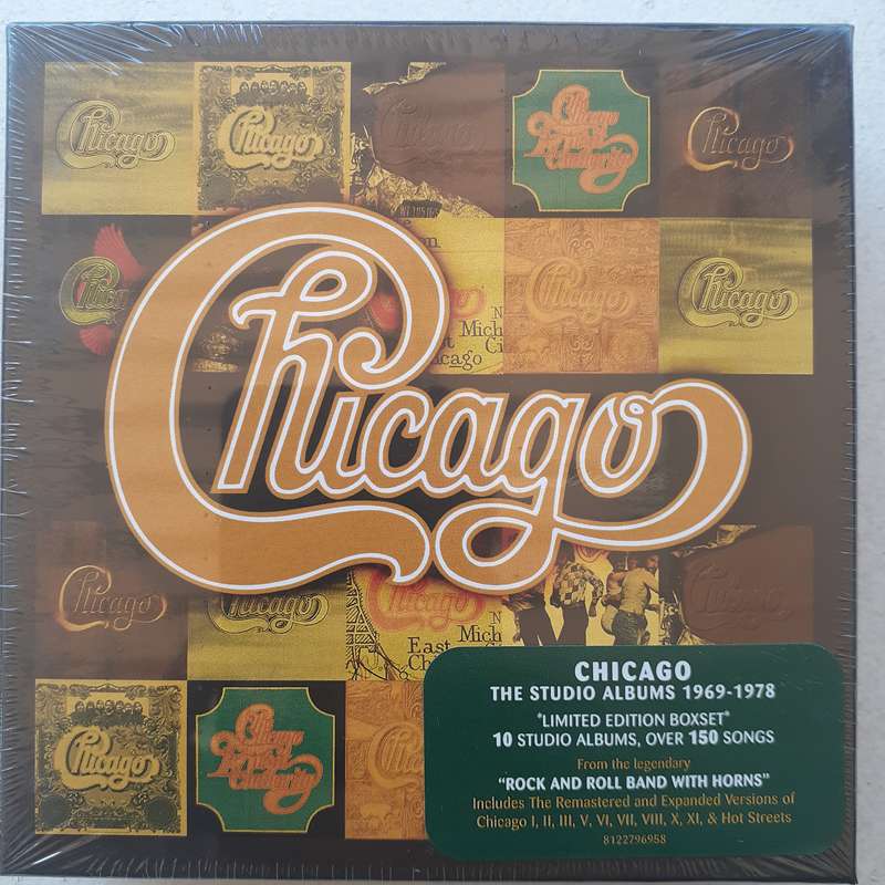 Chicago - The Studio Albums 1969-1978 [Ltd Ed 10 CD Box Set] (2012)  *NEW, sealed.
