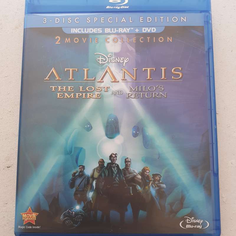 Atlantis: The Lost Empire & Milo's Return (Disney) [3 Disc Special Ed Blu-ray + 2 DVD Movie]