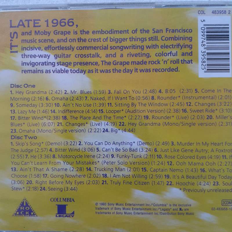 Moby Grape - The Very Best Of Moby Grape · Vintage (2CD Import)