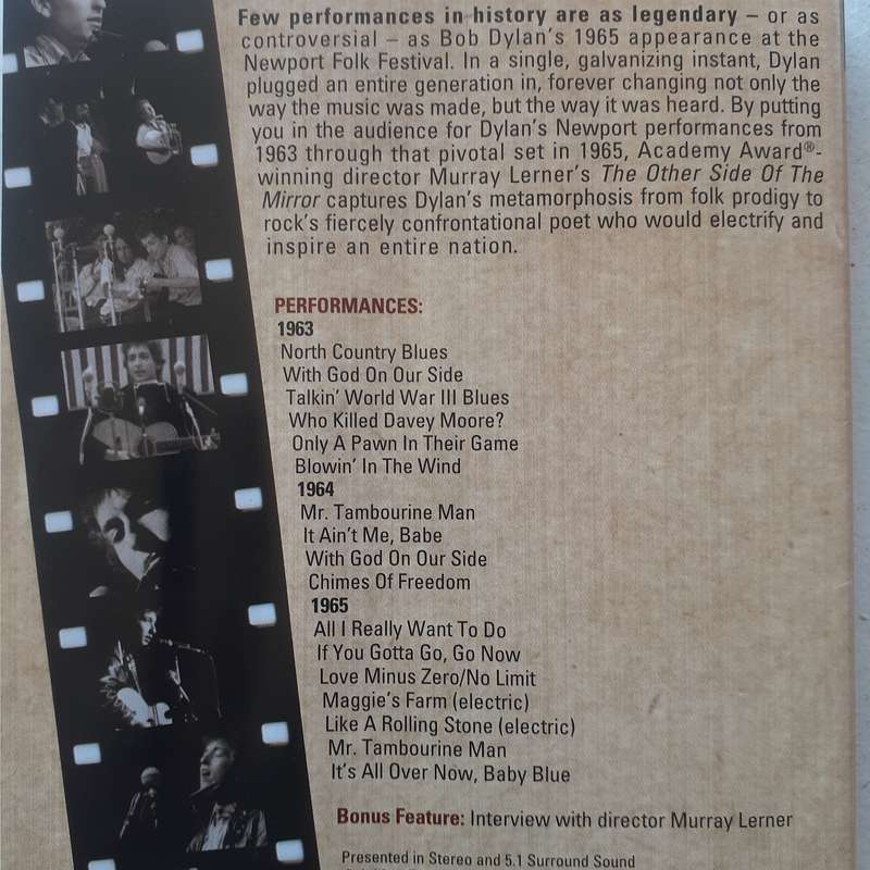 Bob Dylan - The Other Side Of The Mirror (Live At The Newport Folk Festival '63-'65) [DVD]