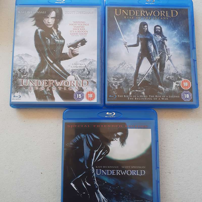 Underworld Trilogy [3 Disc Blu-ray Movie Box Set]