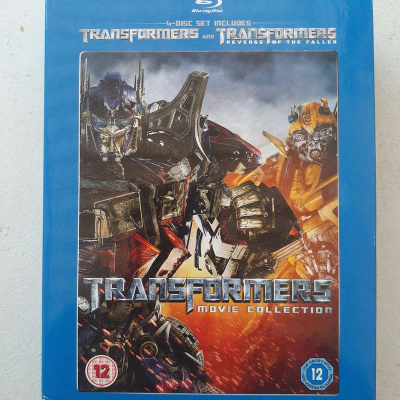 Transformers Movie Collection [4 Disc Blu-ray Movie Box Set]