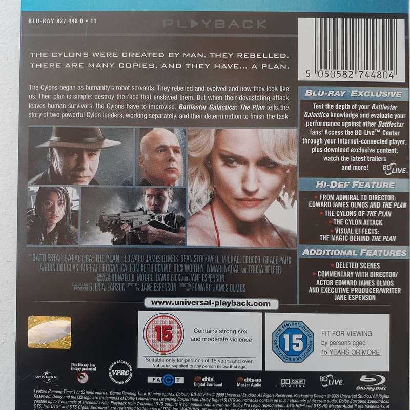 Battlestar Galactica: The Plan [Blu-ray Movie Steelbook]