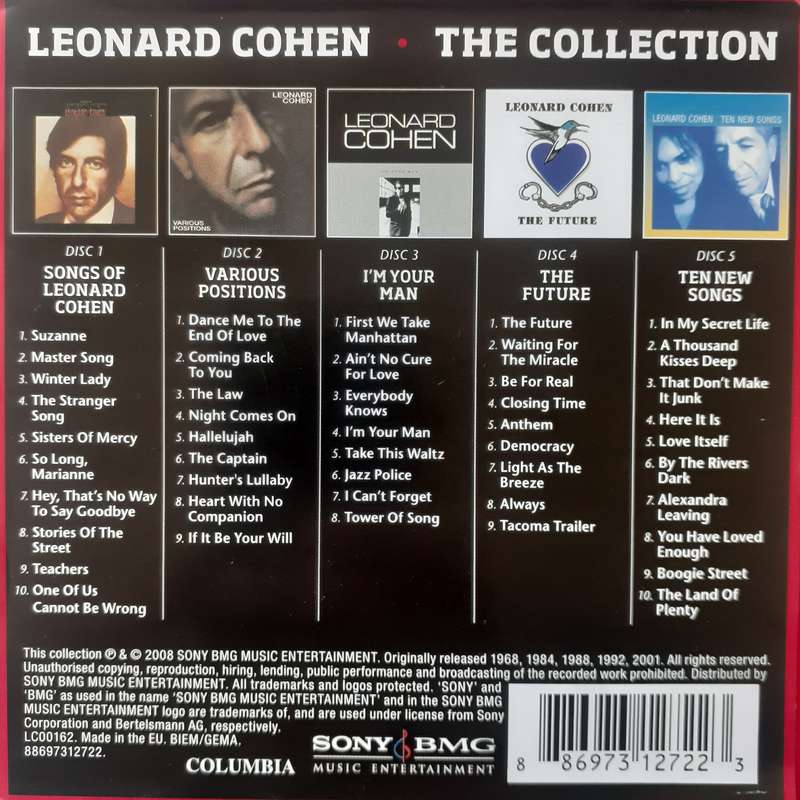 Leonard Cohen - The Collection [5 CD Box Set]    (2008)