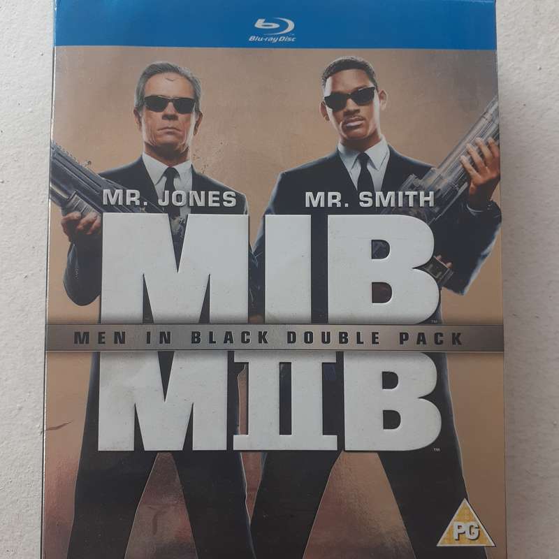 Men In Black Double Pack - Smith / Jones / Brolin [2 Disc Blu-ray Movie - MiB & MiB II]