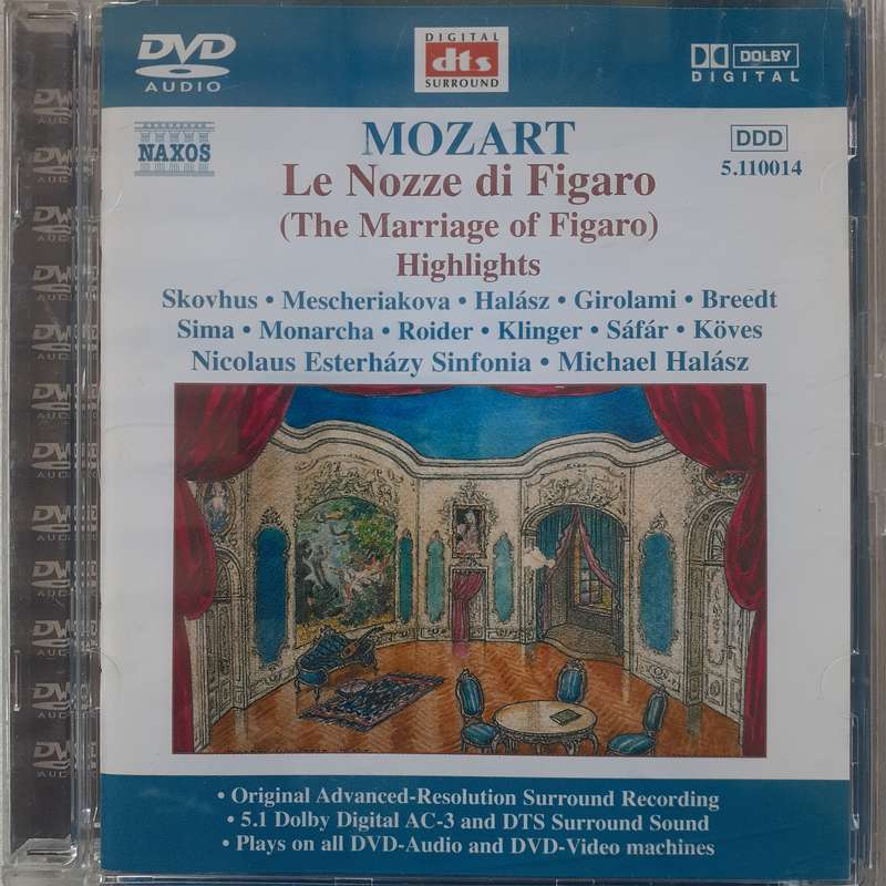 Esterhazy - Mozart - Le Nozze Di Figaro (The Marriage Of Figaro) Highlights [DVD Audio]