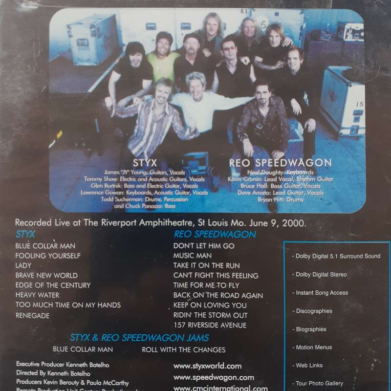 Styx And REO Speedwagon - Arch Allies [DVD] (2000)