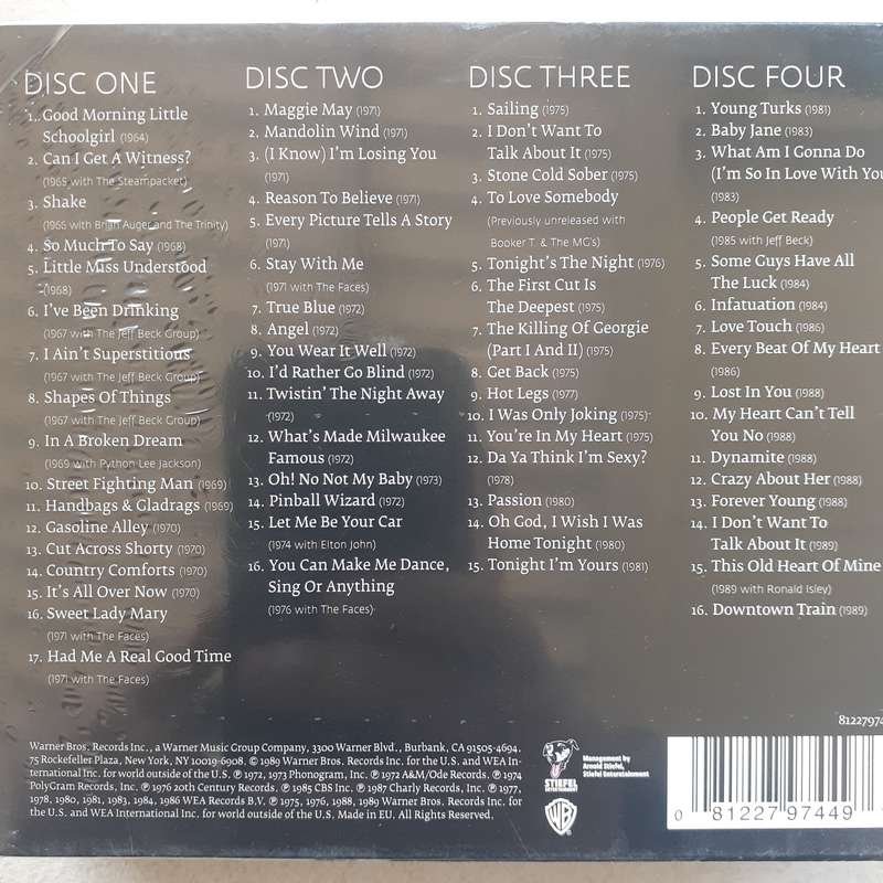 Rod Stewart - Storyteller: The Complete Anthology: 1964 - 1990 [4 CD]       *NEW, sealed