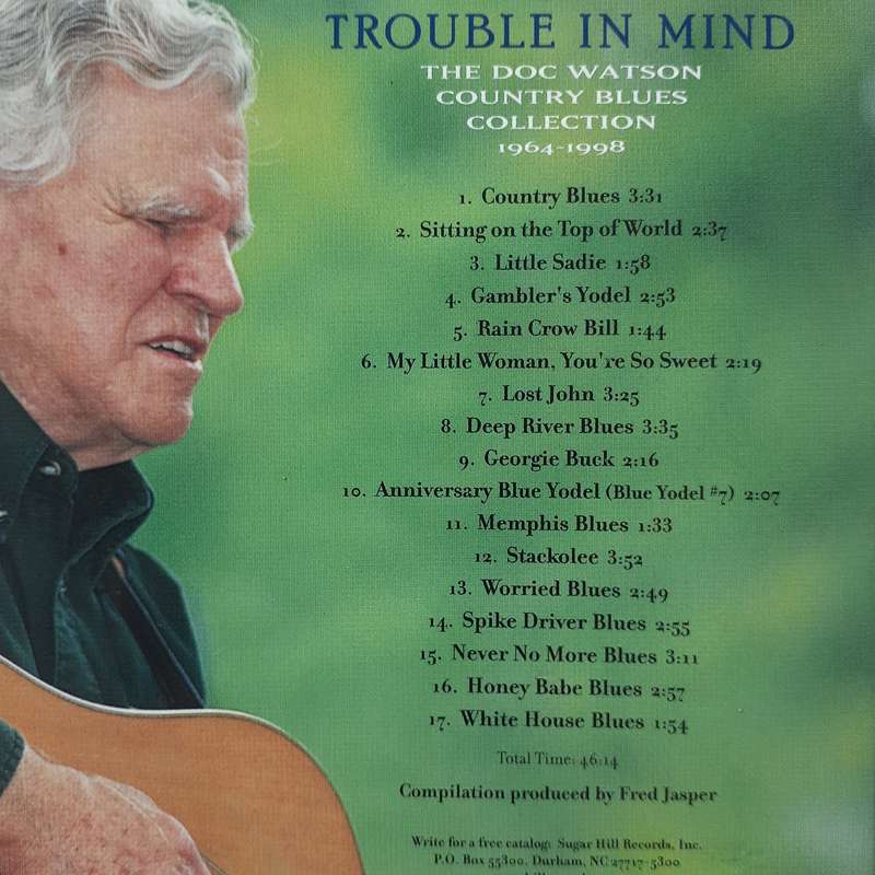 Doc Watson - Trouble In Mind (The Doc W. Country Blues Collection 1964-1998) [Import CD Digi] (1993)