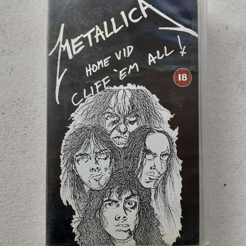 Metallica - Home Vid - Cliff 'Em All! [VHS VIDEO CASSETTE] (1988)