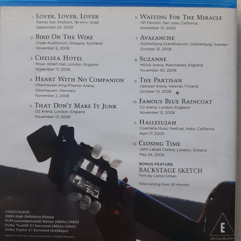 Leonard Cohen - Songs From The Road [Blu-ray] (2010)