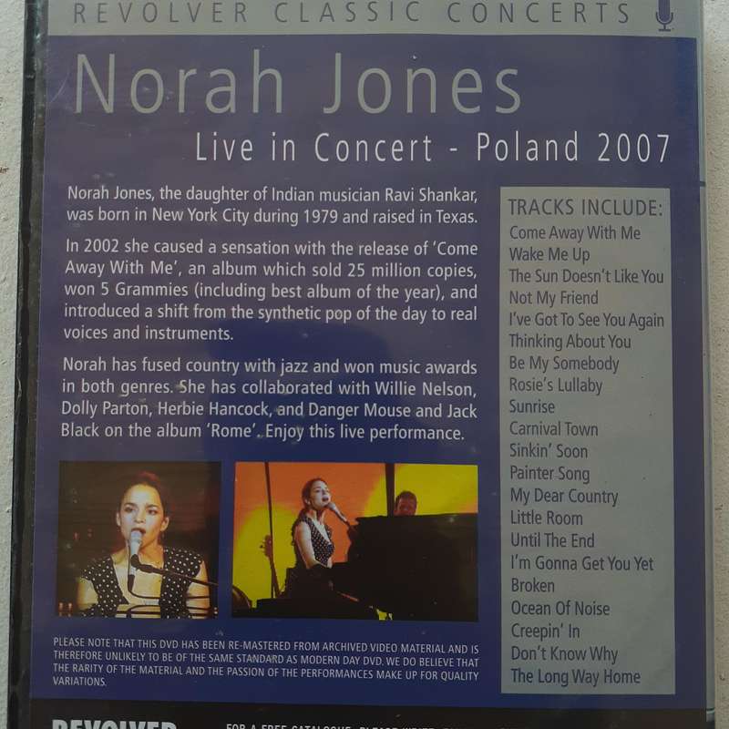 Norah Jones - Live In Concert - Poland 2007 [DVD]