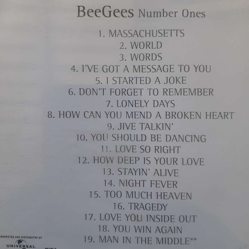 Bee Gees - Number Ones (2004)