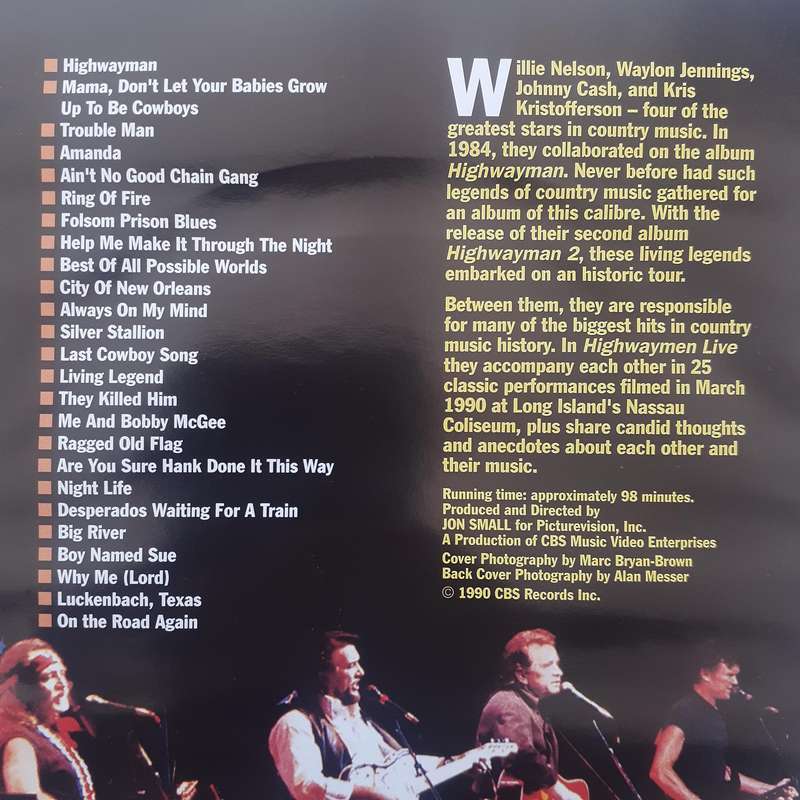 Willie, Waylon, Cash & Kris - Highwaymen Live!  [DVD] (2006)