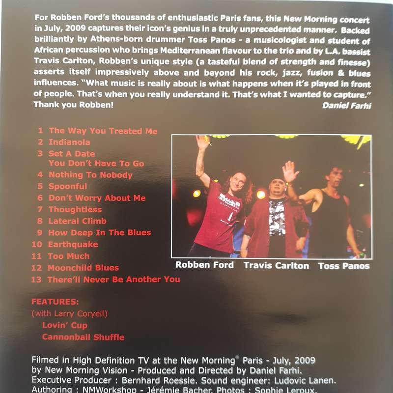 Robben Ford Trio - The Paris Concert [DVD] (2010)